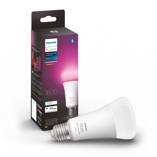 Hue White and color ambiance A67 - High Lumen E27 smart bulb - 1600