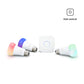 Philips Hue White and Color Ambiance LED Smart Light Bulb Starter Kit E27