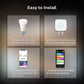 Philips Hue White and Color Ambiance LED Smart Light Bulb Starter Kit E27