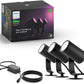 Philips Hue Lily White & Color Outdoor Spotlight Base kit