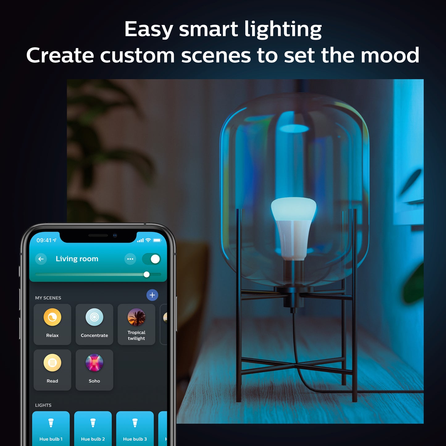 Philips Hue Philips E27 Hue White and Color Ambiance LED Smart Bulb